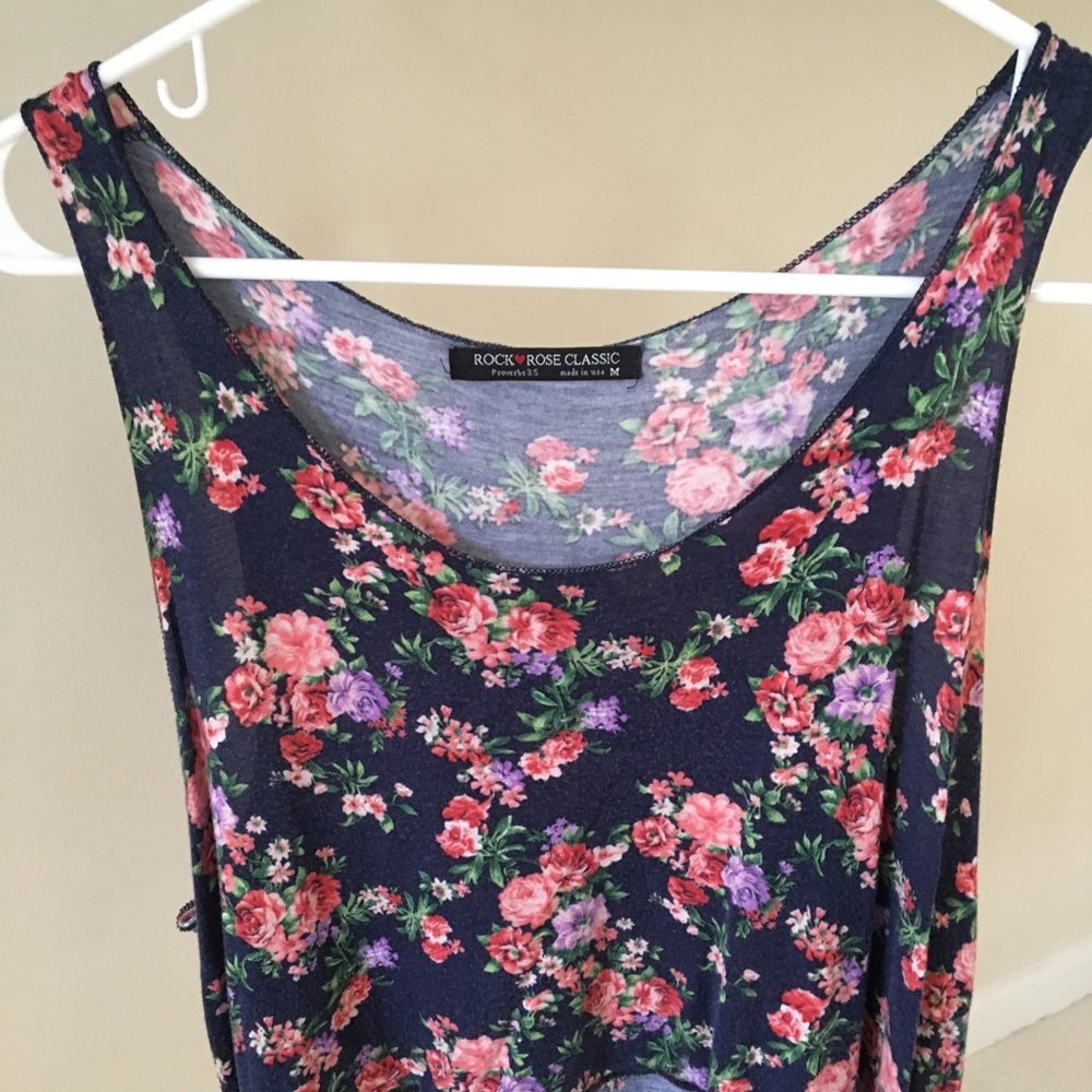 Cropped Floral Cami